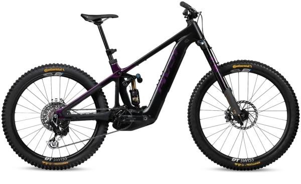 Pivot Shuttle LT Team XX Eagle Transmission Carbon Electric Mountain Bike 2026 - Black Royal Purple / Aurora Sky