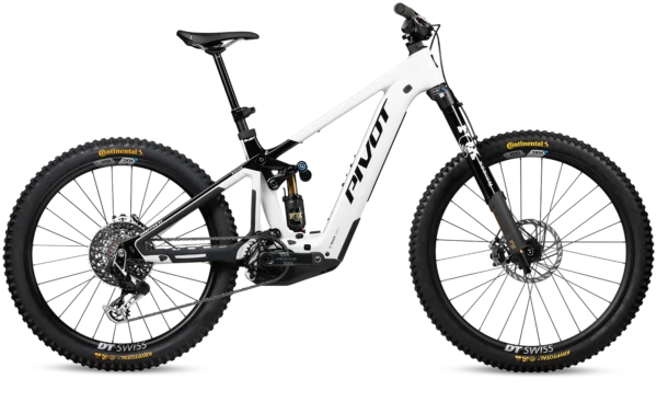 Pivot Shuttle LT Team XX Eagle Transmission Carbon Electric Mountain Bike 2026 - Stone Cold White