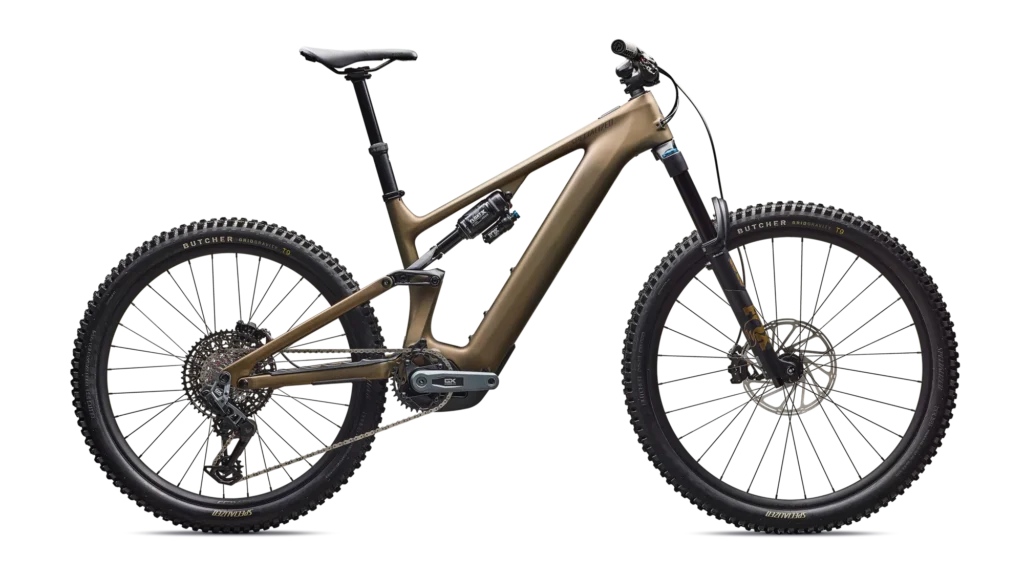 Specialized Turbo Levo 4 Expert Carbon Electric Mountain Bike 2026 - Satin Burnt Gold Metallic / Doppio