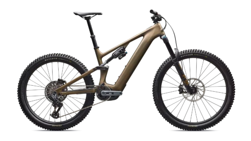 Specialized Turbo Levo 4 Expert Carbon Electric Mountain Bike 2026 - Satin Burnt Gold Metallic / Doppio
