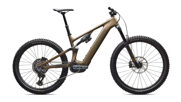 Specialized Turbo Levo 4 Expert Carbon Electric Mountain Bike 2026 - Satin Burnt Gold Metallic / Doppio