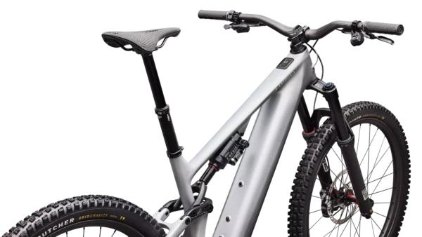 95227-02_LEVO-SW-CARBON-G4-SILDST-BLKPRL-CHRM_D1-POV_DARK Specialized S-Works Turbo Levo 4 Carbon Electric Mountain Bike 2026