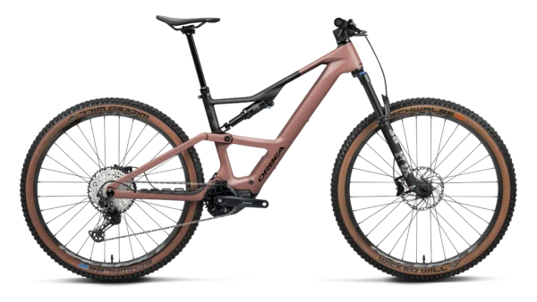 Orbea Rise SL M20 Carbon Lightweight Electric Mountain Bike Shimano SLX 2026 - Desert Rose / Carbon Raw Matt
