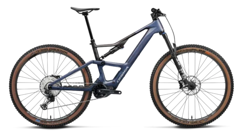 Rise-SL-M20-Tanzanite-Carbon-View-Carbon-Raw-Matt Orbea Rise SL M20 Carbon Lightweight Electric Mountain Bike Shimano SLX 2026 - Tanzanite Carbon View / Carbon Raw Matt