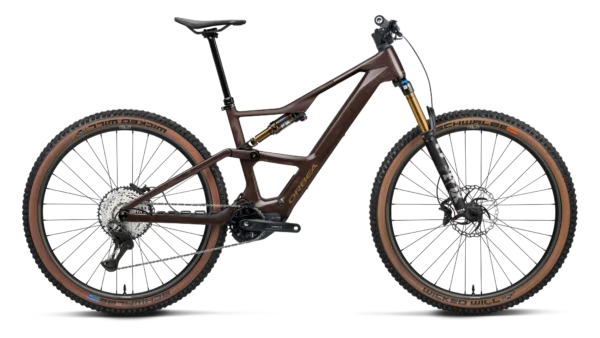 Orbea Rise SL M10 Carbon Lightweight Electric Mountain Bike Shimano XT Di2 2026 - Smooth Silver Matt / Titan Gloss
