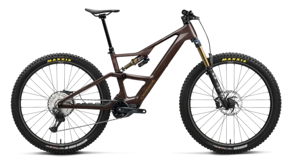 Orbea Rise LT M10 Carbon Electric Mountain Bike Shimano XT Di2 160mm 2026 - Smooth Silver Matt / Titan Gloss