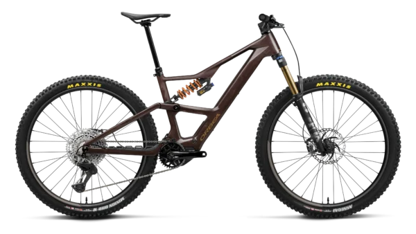 Rise-LT-MTeam-Smooth-Silver-Matt-Titan-Gloss Orbea Rise LT M-Team Carbon Electric Mountain Bike FOX Factory 160mm 2026 - Smooth Silver Matt / Titan Gloss