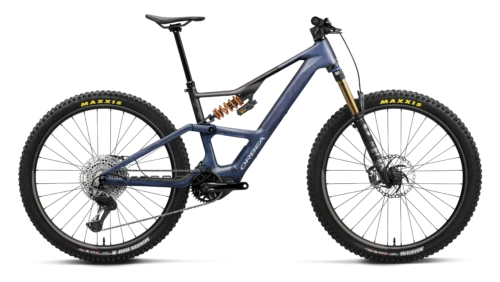 Rise-LT-MTeam-Tanzanite-Carbon-View-Carbon-Raw-Matt Orbea Rise LT M-Team Carbon Electric Mountain Bike FOX Factory 160mm 2026 - Tanzanite Carbon View / Carbon Raw Matt