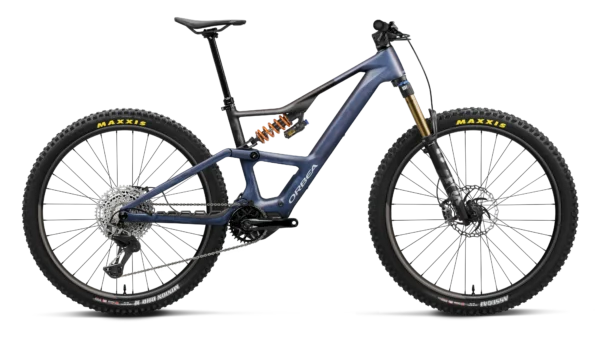 Rise-LT-MTeam-Tanzanite-Carbon-View-Carbon-Raw-Matt Orbea Rise LT M-Team Carbon Electric Mountain Bike FOX Factory 160mm 2026 - Tanzanite Carbon View / Carbon Raw Matt